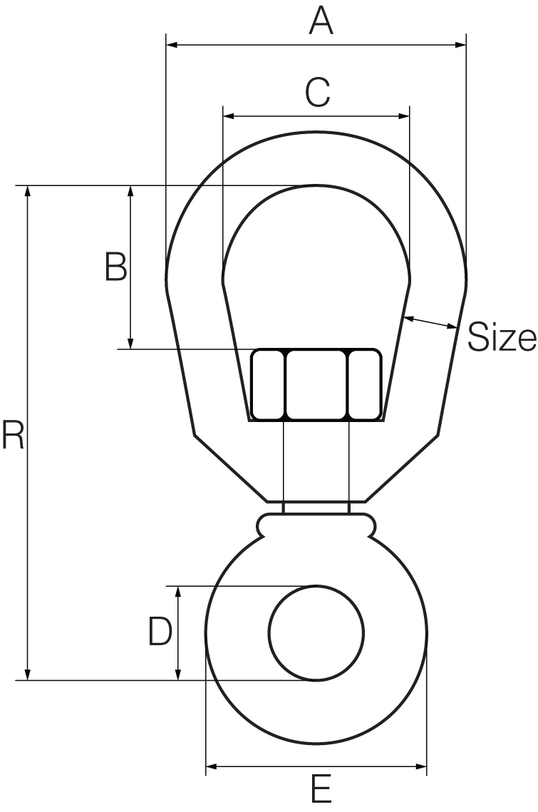 Chain Swivels Galvanised