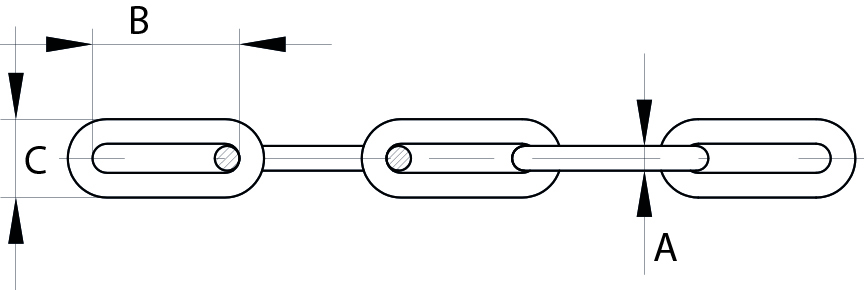 Long Link Chain Electrically Welded Mild Steel Galvanised 