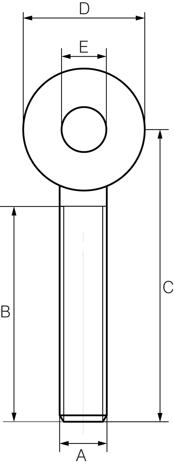 Mild Steel Swingbolts Zinc Plated 