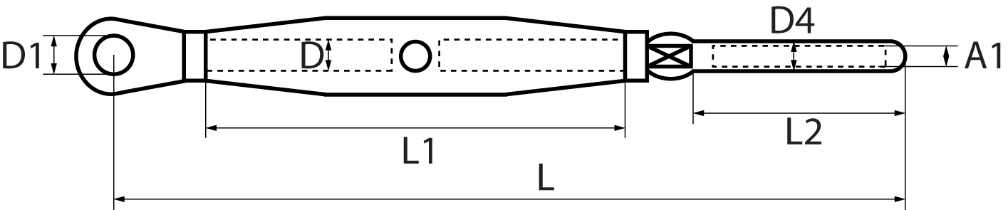 Rigging Screws Eye & Swaged Terminal