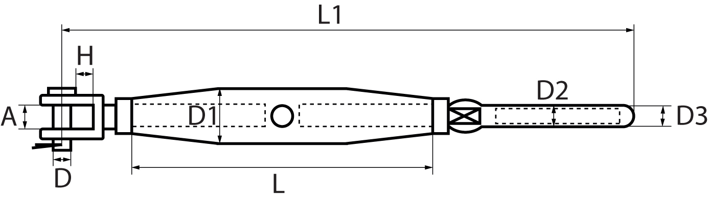 Rigging Screws Jaw & Swaged Terminal