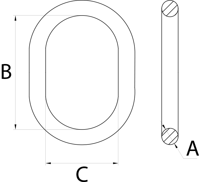 Stainless Steel Single Master Link 