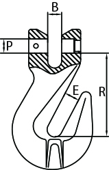 Alloy Steel Clevis Grab Hooks Zinc Plated